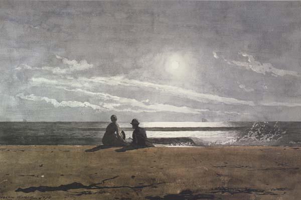 Winslow Homer Moonlight (mk44) oil painting picture